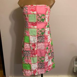 Strapless Lily Pulitzer dress